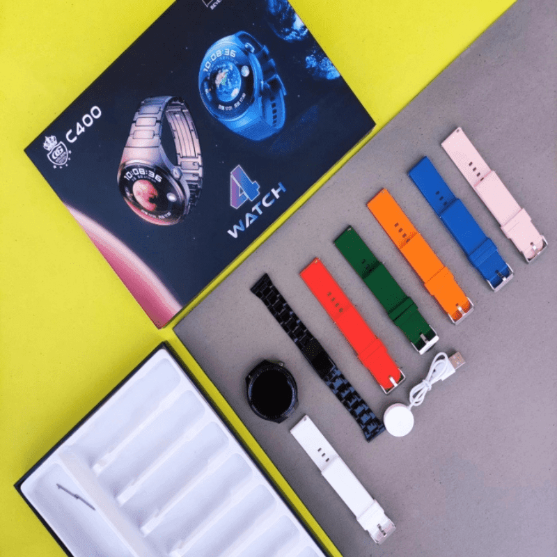 C400 ( 7+1 ) Smart Sports Watch | Round Dial