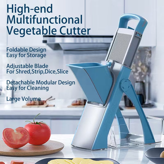 1 Set, Multifunctional Vegetable Cutter for shredding, Slicing, Stripping and Dicing