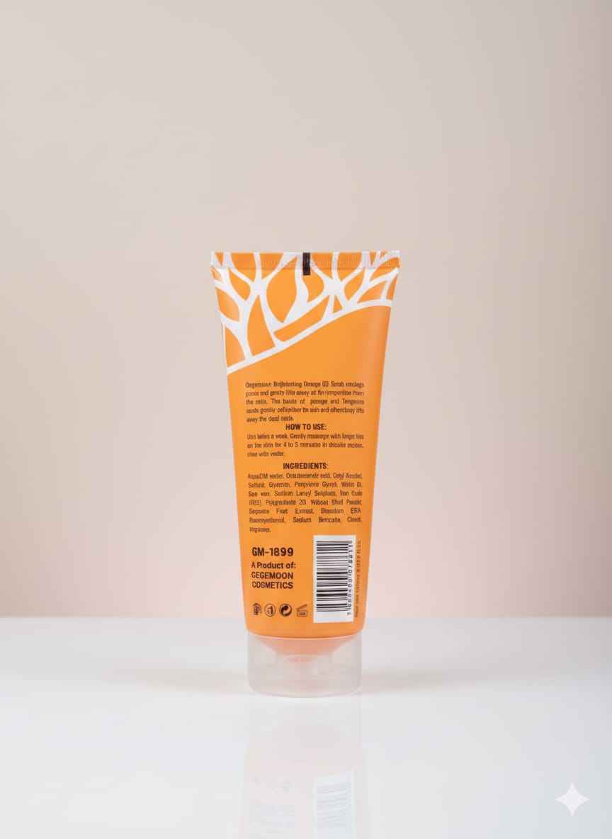 Orange Glow Exfoliating Gel – Brighten, Smooth & Hydrate Naturally