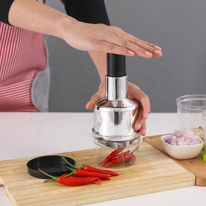 Vegetable grinder and chopper with free samosa maker mould