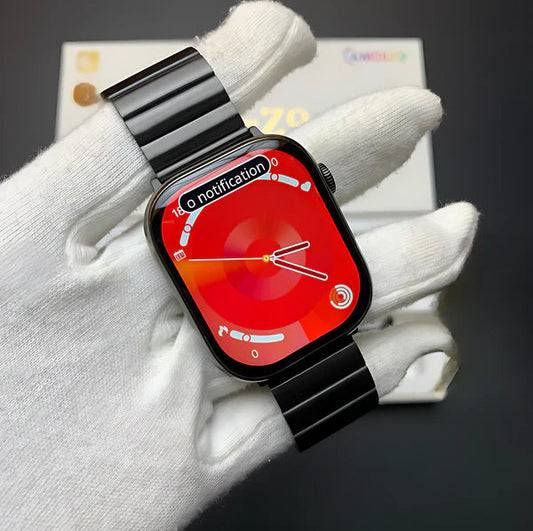 Jades  WS-Z9 Smartwatch with CTZN Chain and Silicone Braided Strap